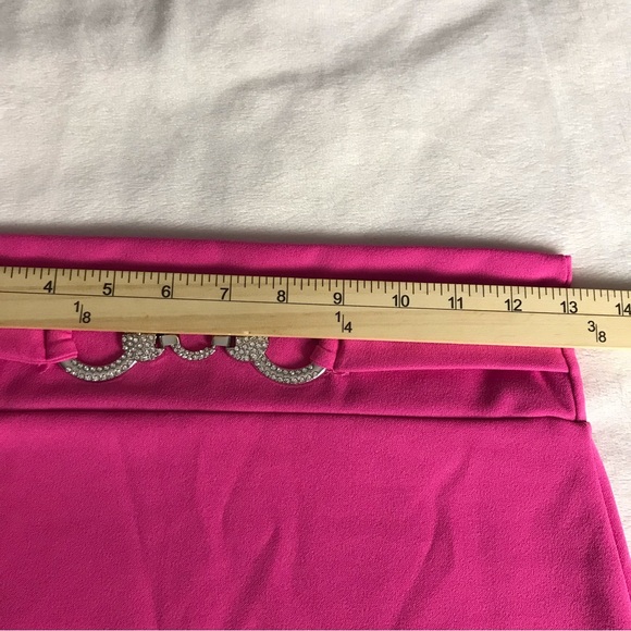 Event Pencil Skirt Women’s Size XS Color Pink Pull On knee length Pre owned - Picture 5 of 11